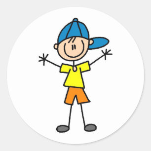 Adesivo Stick Figure Boy