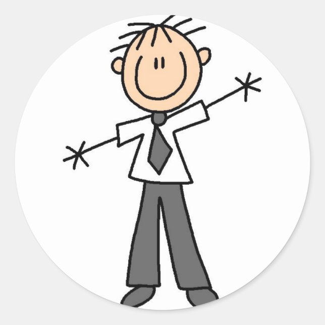 Adesivo Stick Figure Pai (Frente)