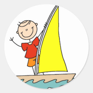 Adesivo Stick Figure Sail