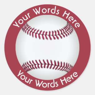 Adesivo Stick Personalizado Baseball