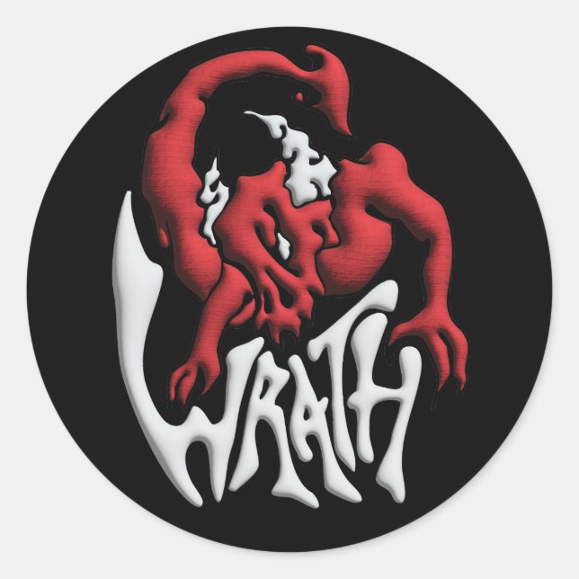 Adesivo Stick to your Sin Wrath (Frente)