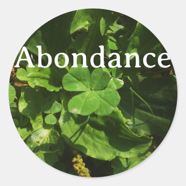 Adesivo Sticker Abondance (Frente)