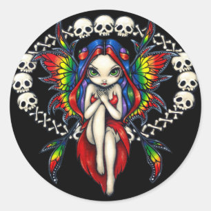 Adesivo Sticker "Arco-íris de Ossos"