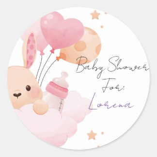 Adesivo Sticker Baby Shower personalizado