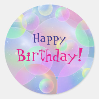 Adesivo Sticker - Bolhas - Personalizável