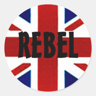 Adesivo Sticker britânico/Union Jack REBEL