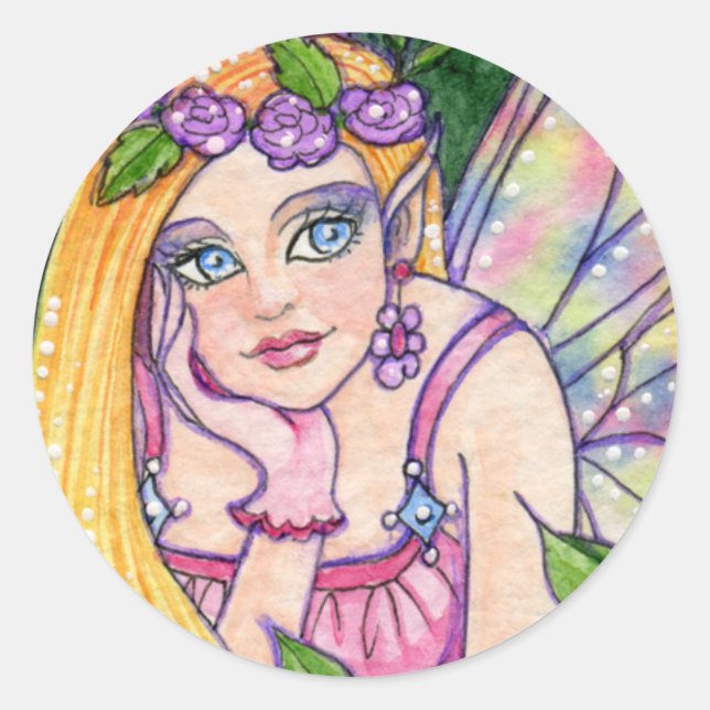 Adesivo Sticker Butterfly Fairy Fantasy Ann Howard (Frente)