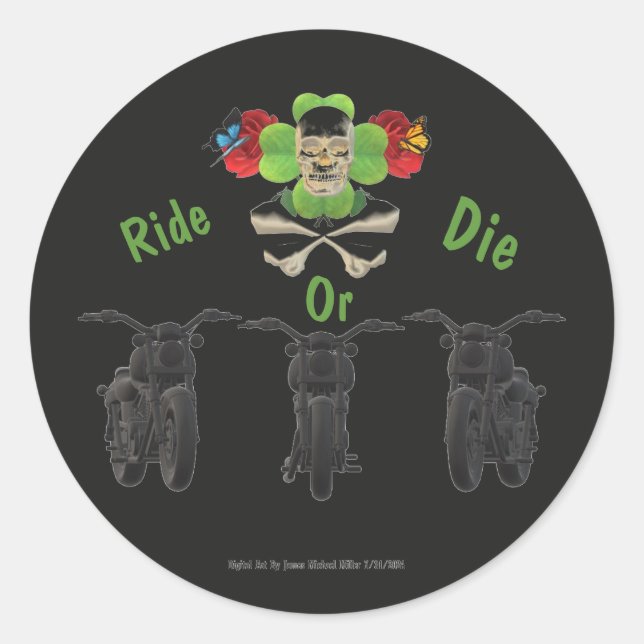 Adesivo Sticker by James Michael Miller (Frente)