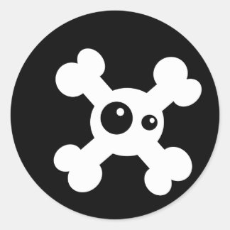 Adesivo sticker Cabeça de Morte