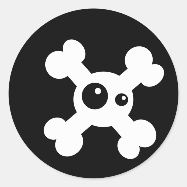 Adesivo sticker Cabeça de Morte (Frente)