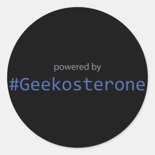 Adesivo Sticker - Com a tecnologia #Geekosterona