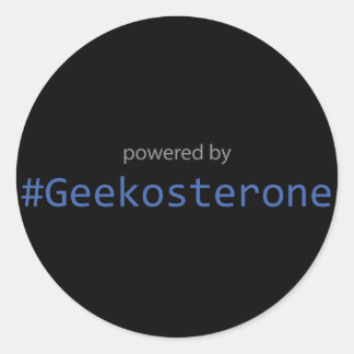 Adesivo Sticker - Com a tecnologia #Geekosterona