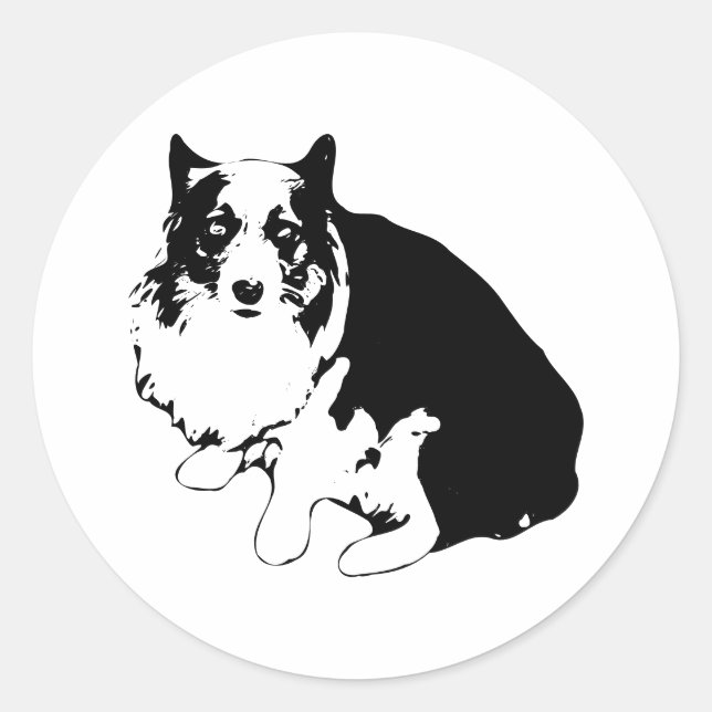 Adesivo Sticker Corgi Steady (Frente)