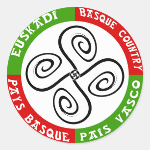 Adesivo Sticker cruz basca