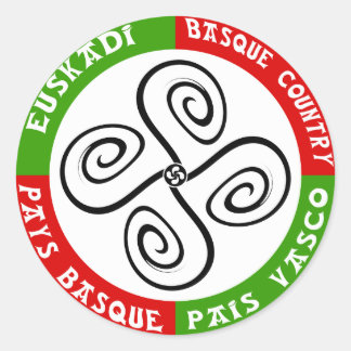 Adesivo Sticker cruz basca