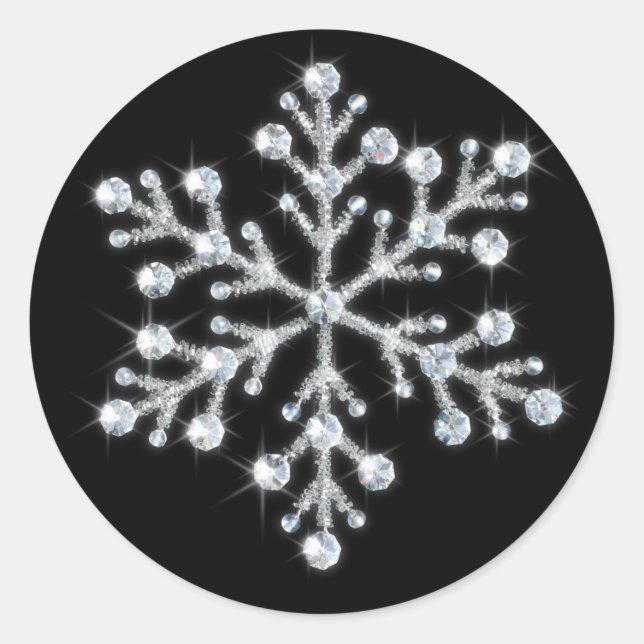 Adesivo Sticker Crystal Snowflake (Frente)