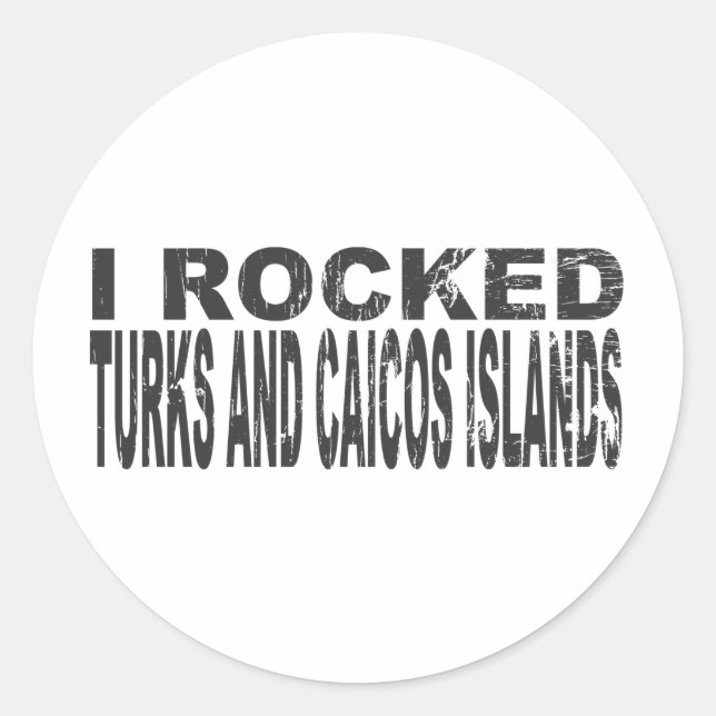 Adesivo Sticker das Ilhas Turcas e Caicos (Frente)