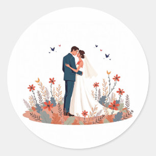 Adesivo Sticker de Bliss de Casamento