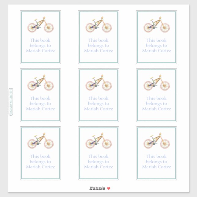 Adesivo Sticker de Livreiros de Bike Mariah Mountain (Folha)