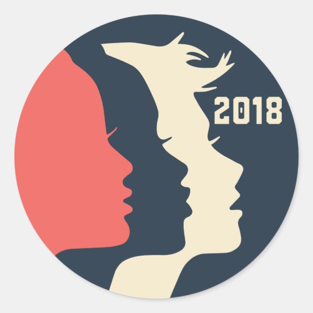 Adesivo Sticker de março de 2018 (Frente)