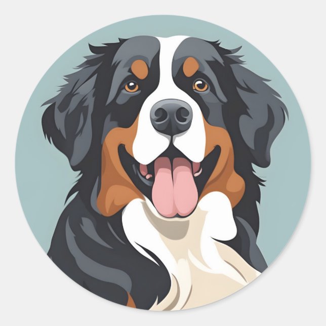 Adesivo Sticker de Monta Bernese (Frente)
