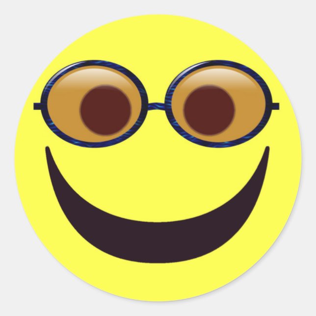 Adesivo Sticker de Sorriso de Verão (Frente)