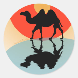 Adesivo Sticker: Design "Kamele & Wasser"