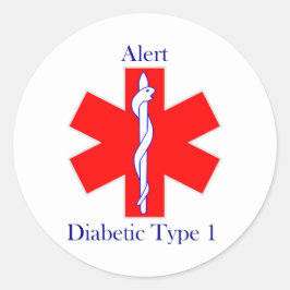Adesivo Sticker Diabeto Tipo 1