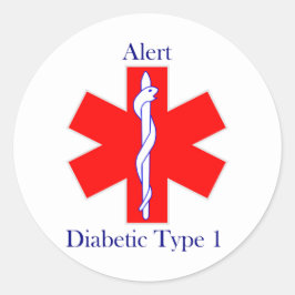Adesivo Sticker Diabeto Tipo 1