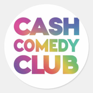 Adesivo Sticker do clube de comédia em dinheiro