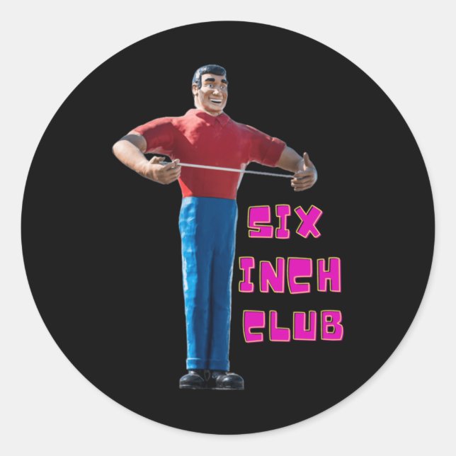 Adesivo Sticker do Clube de Seis polegadas (Frente)