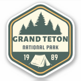 Adesivo Sticker do Grand Teton National Park