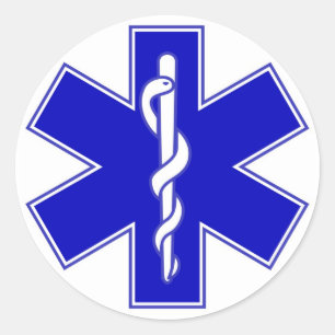 Adesivo Sticker do Star of Life