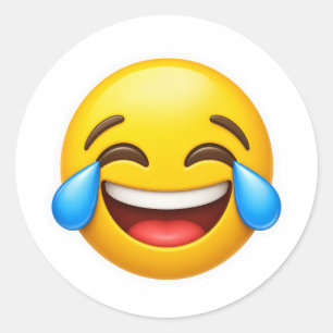 Adesivo Sticker Emoji de Rir Choranto Meme