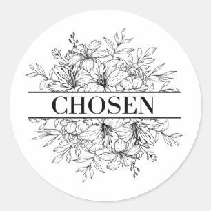 Adesivo Sticker Escolhida Fé Cristianismo Acredita