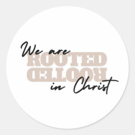 Adesivo Sticker Estamos Enraizados Nas Cotações Da Bíblia