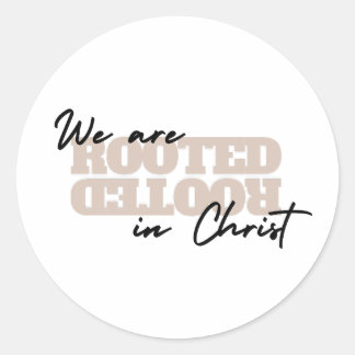 Adesivo Sticker Estamos Enraizados Nas Cotações Da Bíblia