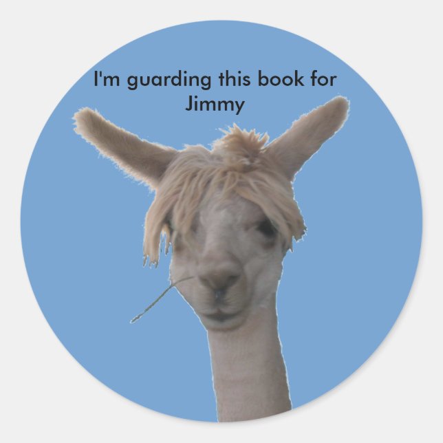 Adesivo Sticker - Estou guardando este livro... (Frente)