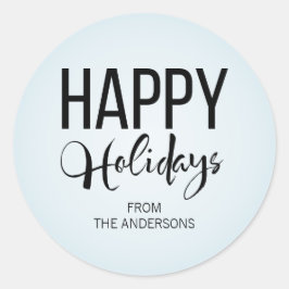 Adesivo Sticker Feliz de Feriados do Esqui de inverno