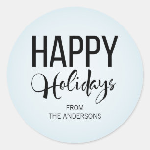 Adesivo Sticker Feliz de Feriados do Esqui de inverno