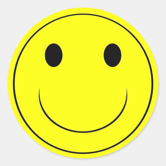 Adesivo Sticker Feliz - EXTRA GRANDE (Frente)