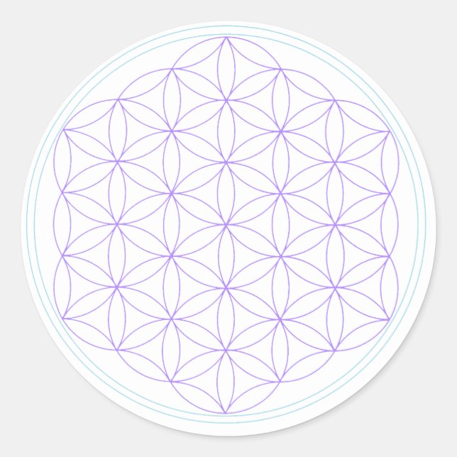 Adesivo Sticker Flower of Life watervitalizer (Frente)