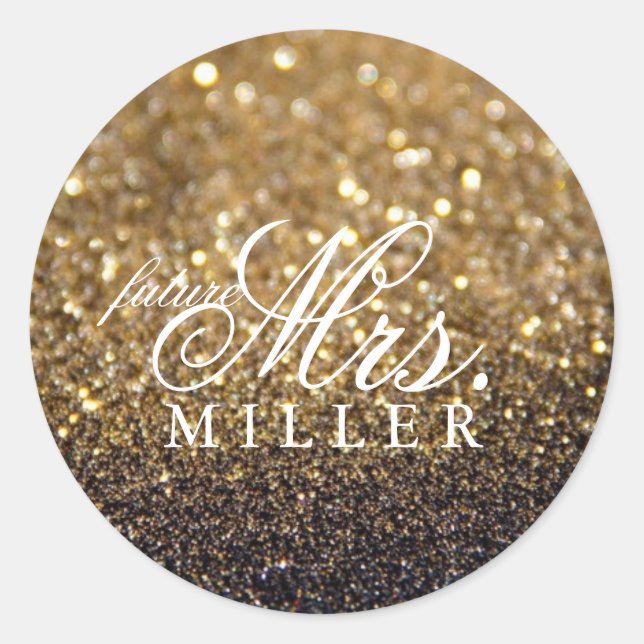 Adesivo Sticker - Futuro do Glitter Fab Sra. (Frente)