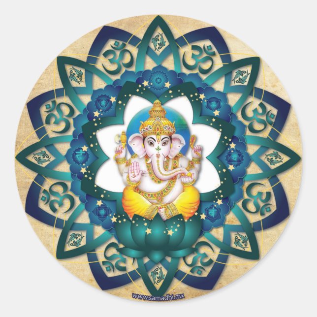 Adesivo sticker ganesh (Frente)