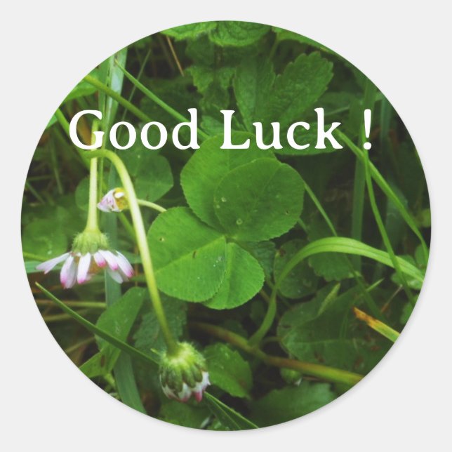 Adesivo Sticker Good Luck ! (Frente)