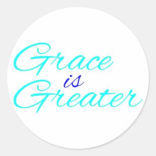Adesivo Sticker - Grace é Maior