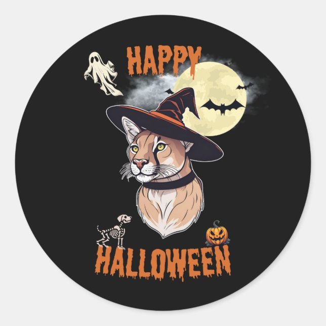 Adesivo sticker halloween animals (Frente)