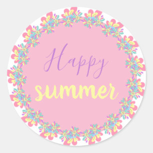 Adesivo Sticker Happy Summer