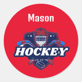 Adesivo Sticker Hockey Gear - Personalizado - Adicionar No