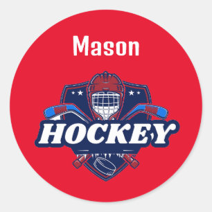 Adesivo Sticker Hockey Gear - Personalizado - Adicionar No